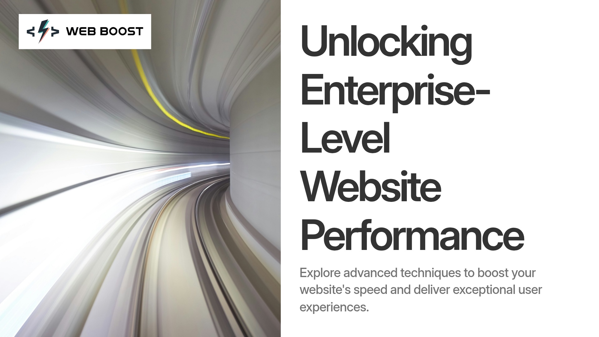 Enterprise Website Performance Playbook cover